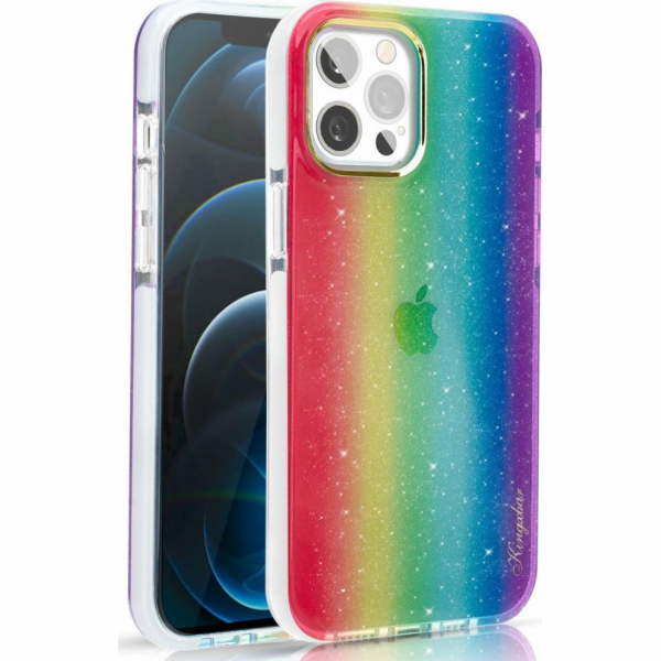 Pouzdro a kryt Kingxbar Kingxbar Ombre pro iPhone 12 Pro ...
