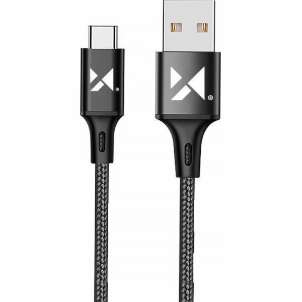 Wozinsky USB-A - USB-C USB kabel 1 m černý (5907769301162)