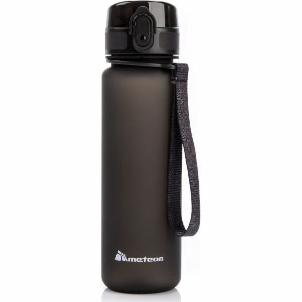Meteor Láhev se sítkem, černá, 650 ml