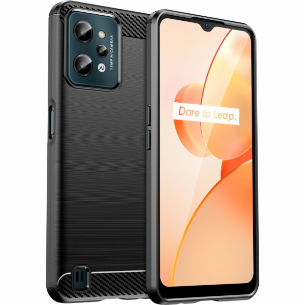 Hurtel Carbon Case pro Realme C31 flexibilní silikonové k...