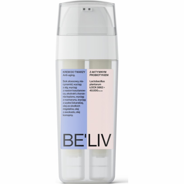 BE`LIV Pleťový krém proti stárnutí s živými probiotiky 30ml