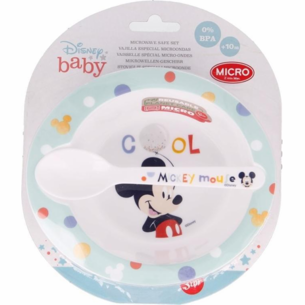 Mickey Mouse Mickey Mouse - mikrovlnná sada (miska se lži...