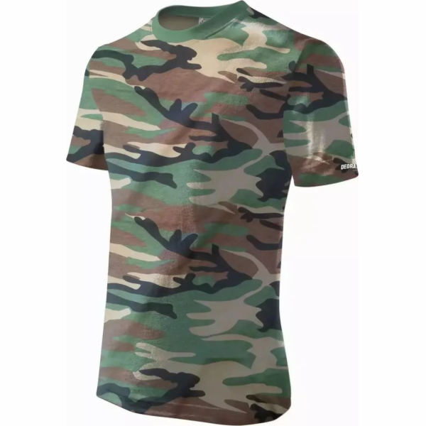Pánské tričko Dedra XXL, CAMO, 100% bavlna