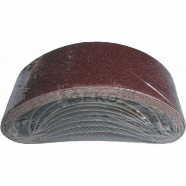 Stříbrný NEKONEČNÝ PÁS 75* 533mm gr.120, NA PÁSOVOU BRUSK...