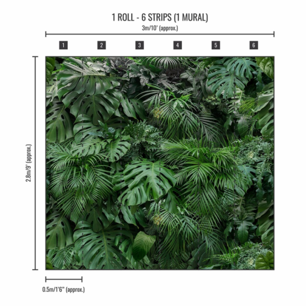 Fototapeta, Rainforest, 119594, 2,8x3m (6 dílů po 0,5m)