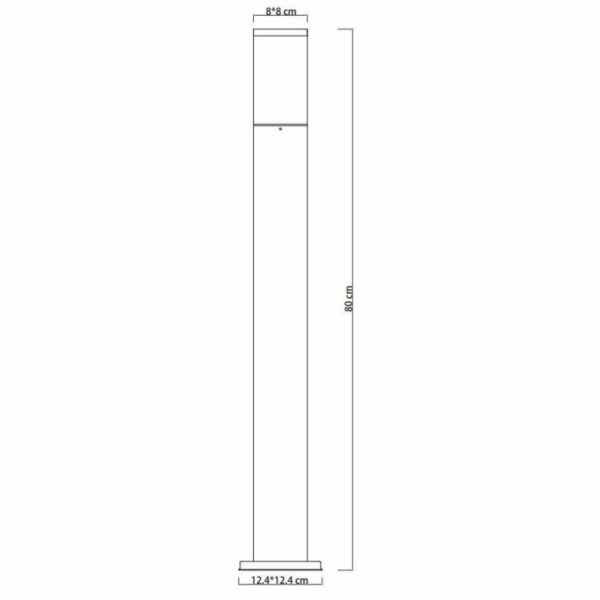Svítidlo Domoletti CORTE DH3430-800, 15W, E27, IP44