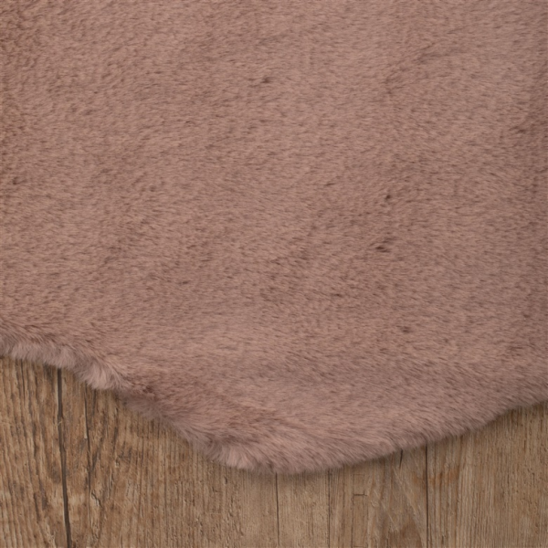 KOŽEŠINOVÝ DIRBT KRÁLÍK 90X60 800 GSM RŮŽOVÁ