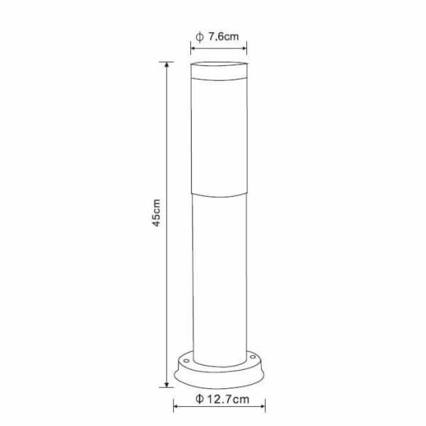 Lampa Domoletti Monteo DH022-450, 23W, E27, IP44