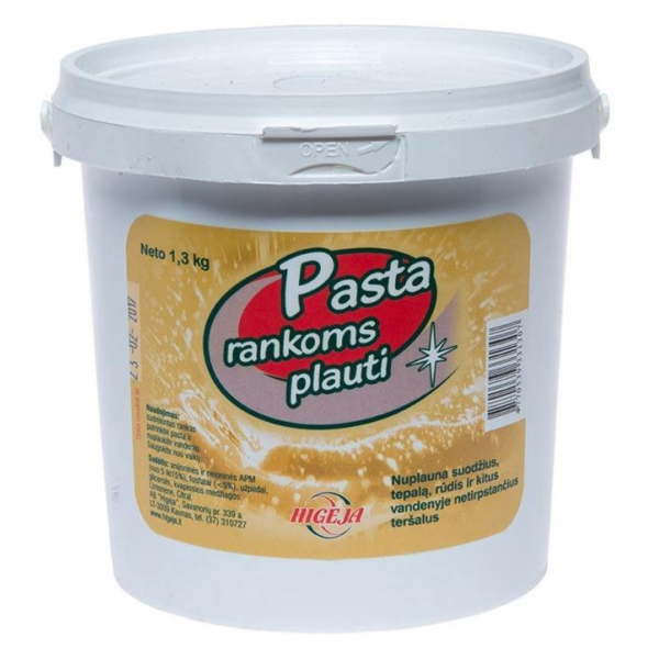 Mycí pasta na ruce Higeja, 1,3 kg