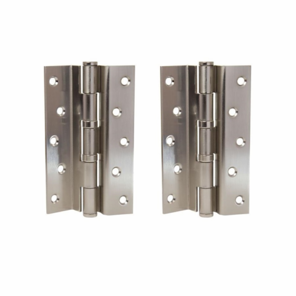 Dveřní pant, 125 mm x 75 mm x 2,5 mm, nikl sp., 2 ks.