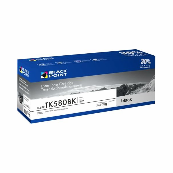 Toner Black Point LCBPKTK580BK Náhradní černý toner TK-58...