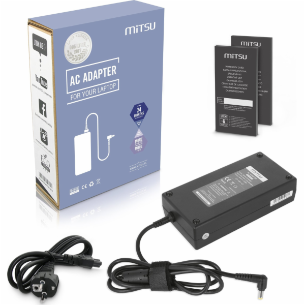 Mitsu Laptop Power Adapter Nabíječka pro Acer 19.5V 9.23a...