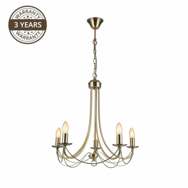 Závěsné svítidlo MARIANA MD122-5, 5 × 60 W, E14