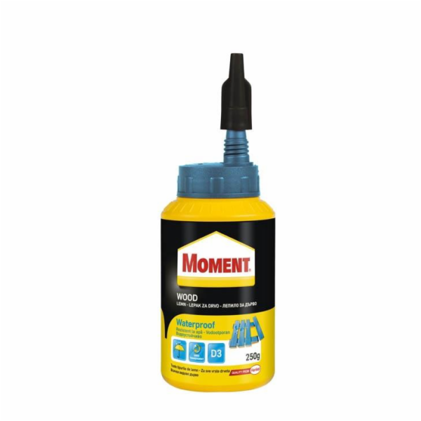 Lepidlo na dřevo Moment Wood Waterproof D3, 250 g