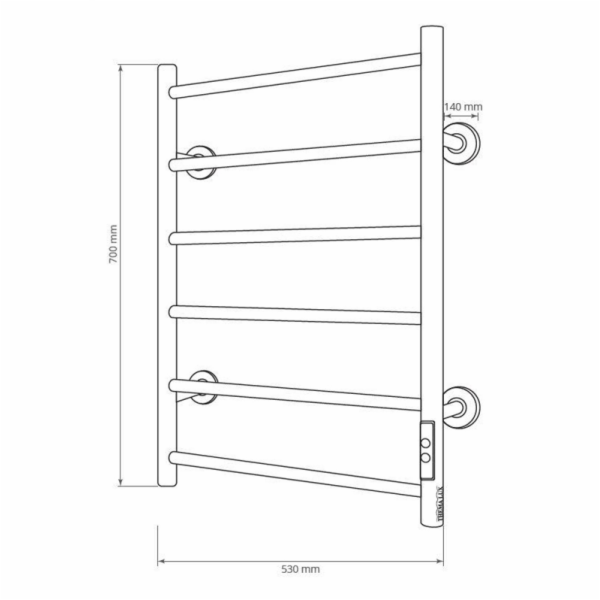 SUŠIČ RUKOU EL BLACK BK109W-6T