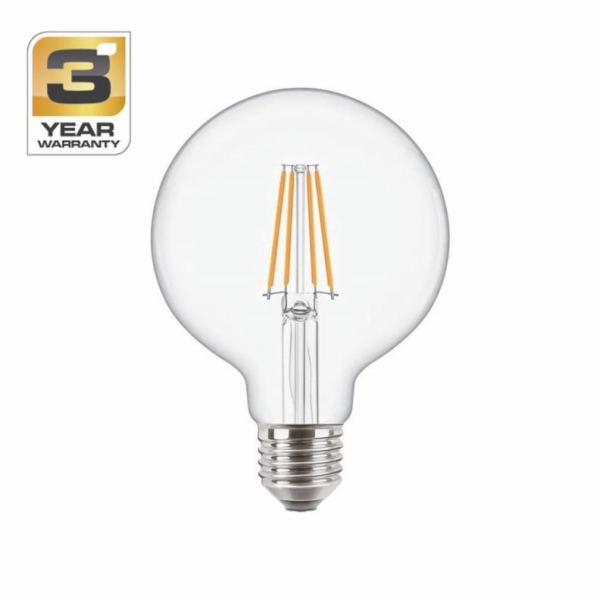 LED žárovka STANDARD, G95, E27, 7 W, 806 lm, 2700 K
