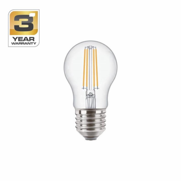LED žárovka STANDART, P45, E27, 4,3 W, 470 lm, 2700 K
