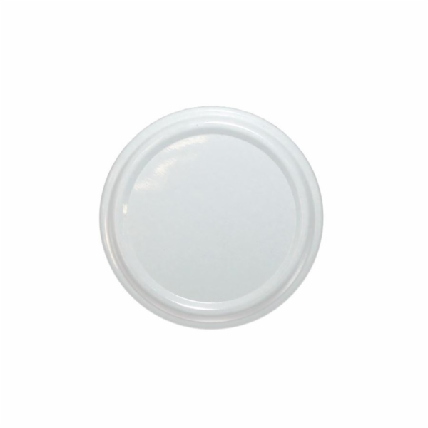 Skleněná poklice Okko, bílá, O 8,2 cm, 10 ks.