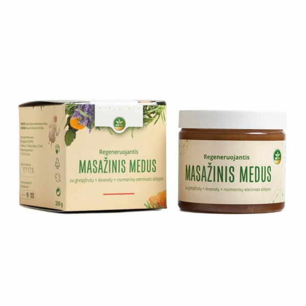 Regenerační masážní med META, 250 g