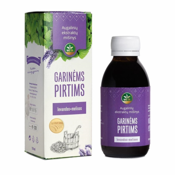 Parní sauna extrakt z levandule a meduňky META, 150 ml