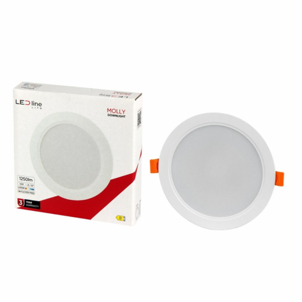 Vestavné svítidlo LED Line MOLLY, 12W, 4000°K, LED