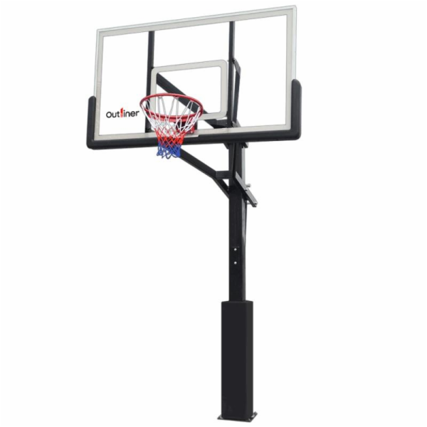 Basketbalový stojan Outliner, 1800 mm x 1050 mm
