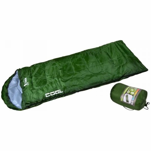 Royokamp Turistický spací pytel mumie přikrývka Cool zelená
