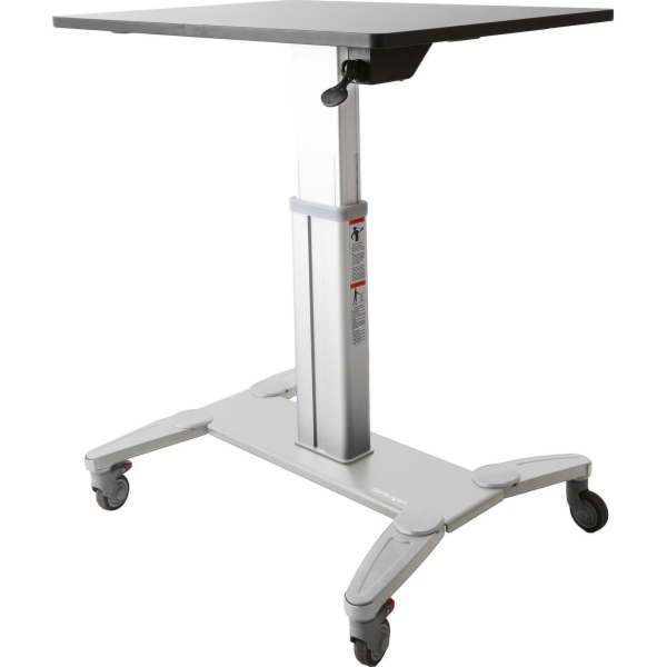 StarTech Mobilní sedací stojan Workstation Black and Silv...