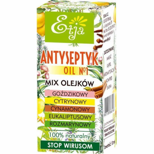Etja ETJA Složení přírodních esenciálních olejů - Antisep...