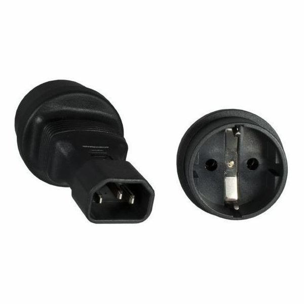 MicroConnect napájecí adaptér C14 - Schuko (PE14CEEAD)