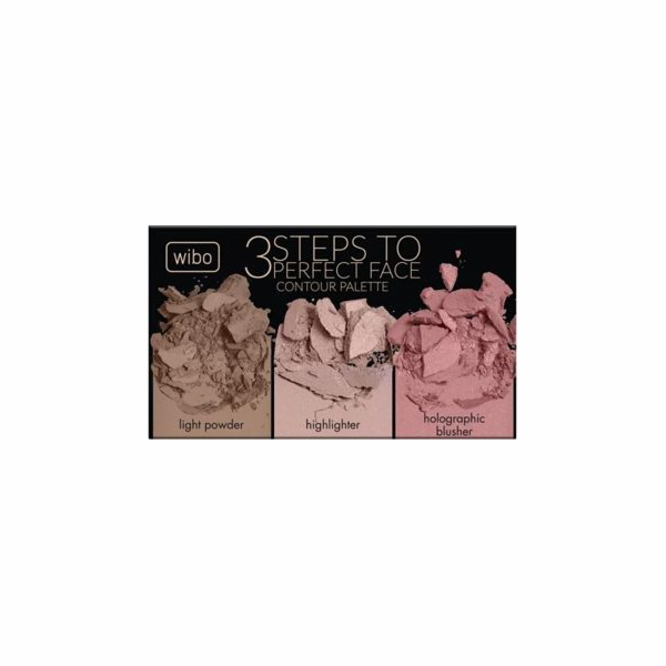 Wibo WIBO_3 Steps to Perfect Face Contour Palette Light 10g
