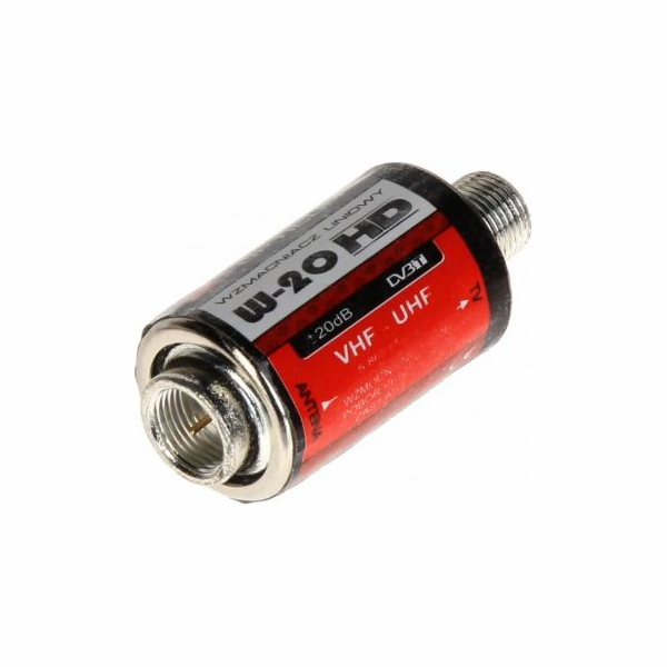 TV ANTÉNNÍ ZESILOVAČ 20DB 12V 77-190