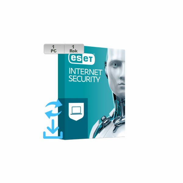 ESET Internet Security 20XX 1PC na 1r El.lic AKT