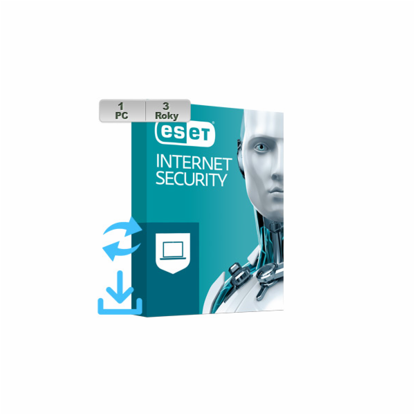ESET Internet Security 20XX 1PC na 3r El.lic AKT