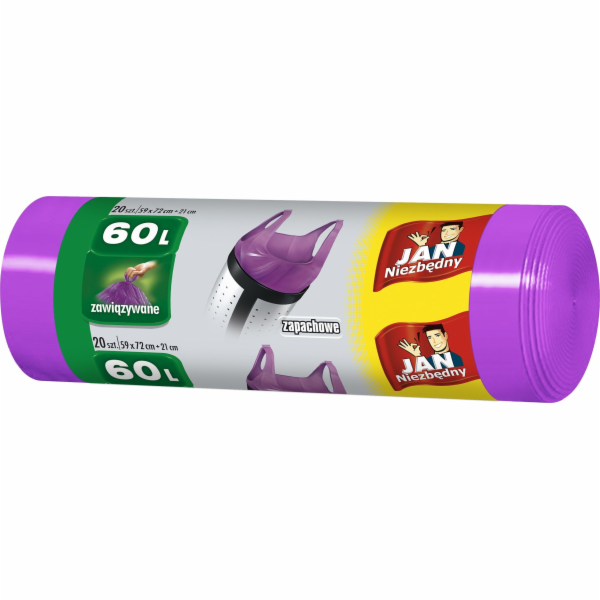 JAN Niezbedny Sarantis Vonné sáčky na odpadky 60L fialové...