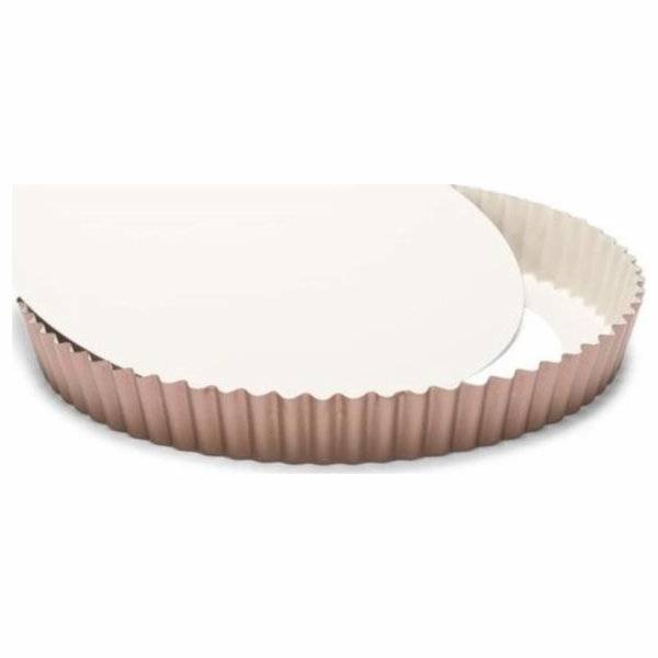 Patisse ve tvaru quiche s volným dnem 28 cm ocelová měď/b...