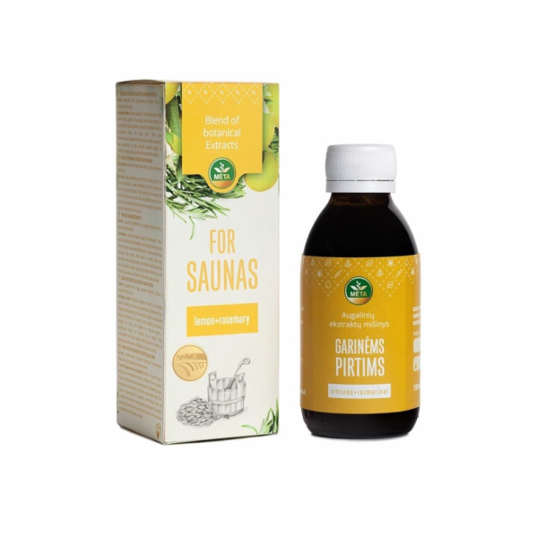 Parní sauna extrakt z citronu a rozmarýnu META, 150 ml