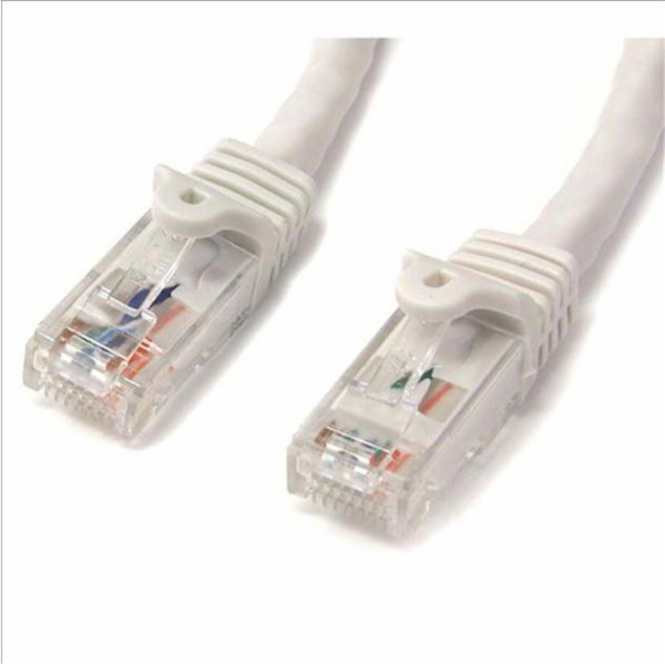 Patchcord StarTech, Cat6, 2m, bílý (N6PATC2MWH)