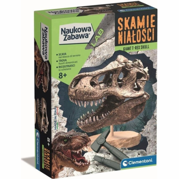 Clementoni Clementoni Vědecká zábava. Fosilie. T-Rex lebk...