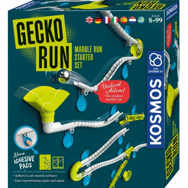 KOSMOS Gecko Run - Startovací sada Marble Run V1, mramoro...