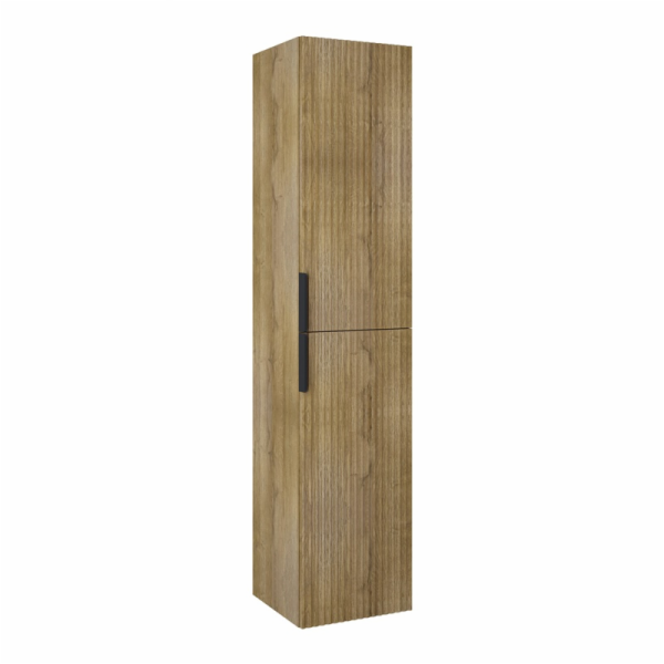 Masterjero Deco koupelnová skříňka, hnědá/dub, 34,9x35x162