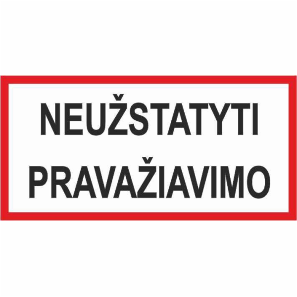 Samolepka průchod 170x100mm