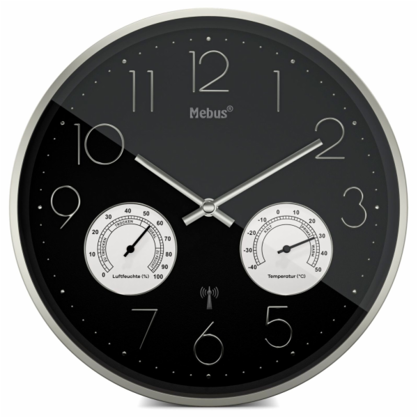 Mebus 12988 radio wall clock  with Thermo-Hygrometer