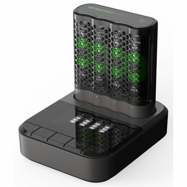 GP ReCyko Pro P461 USB-Modell Ladegerät inkl.4xAA NiMh 20...