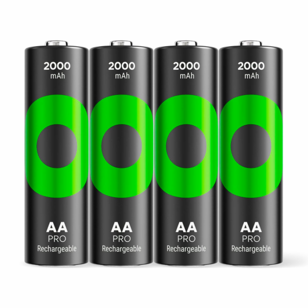 1x4 GP ReCyko Pro NiMH Battery AA/Mignon 2000mAh Pro