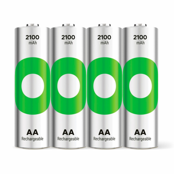 1x4 GP ReCyko+ NiMH Rech.Battery AA 2100mAH, ready to use