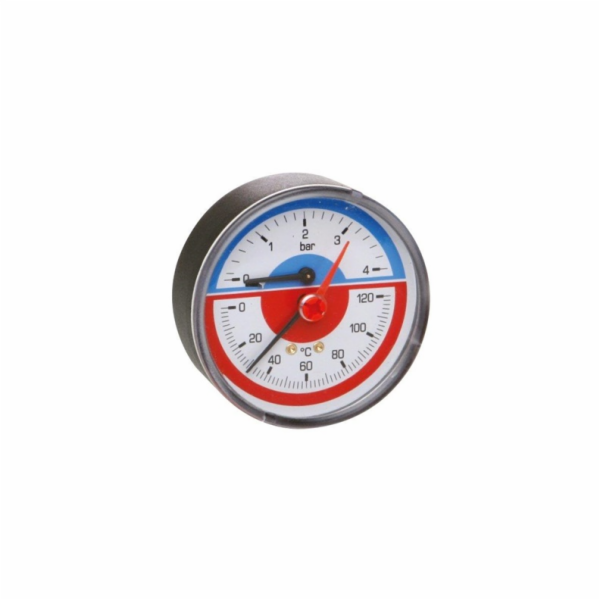 Termomanometr ICMA 1/2", 6 BAR, 0 - 120°C