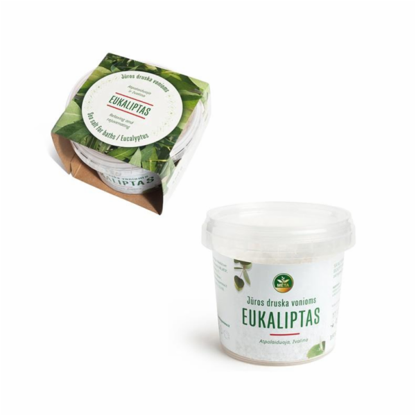 Mořská sůl s eukalyptovým esenciálním olejem META, 350 g