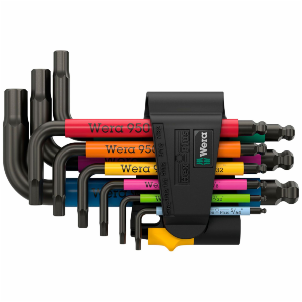 Wera 950/9 Hex-Plus Multicolour Imperial 3 Winkelschlüsse...