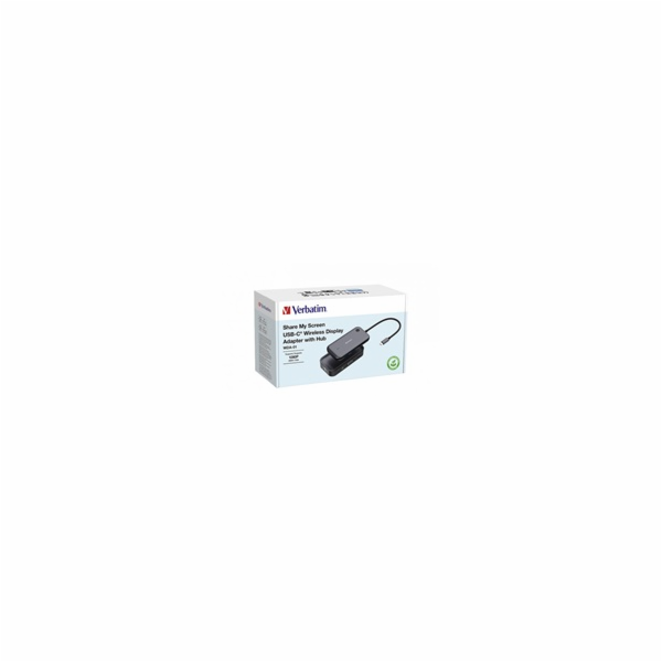 VERBATIM Display Adapter WDA-01 Share My Screen 1080P, US...